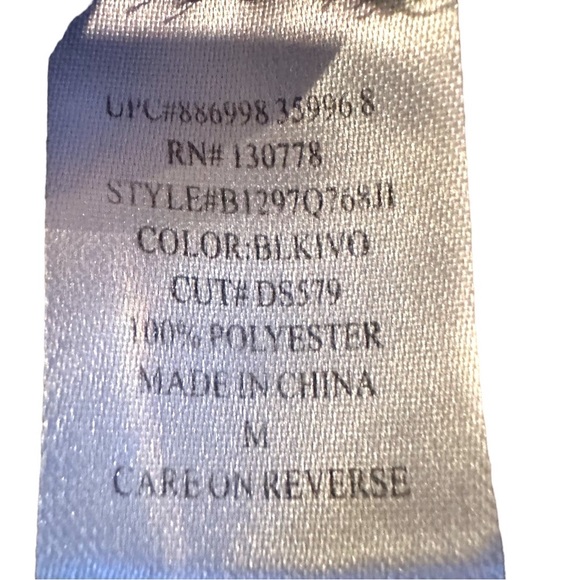 About A Girl Tunic Top Black and White Long Sleeve - Picture 6 of 7